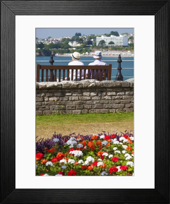 Framed Print : Seafront, Torquay, Devon, England, United Kingdom, Europe Framed Print : Seafront, Torquay, Devon, England, United Kingdom, Europe