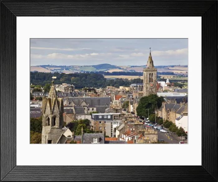 Framed Print : St. Salvators College from St. Rules Tower at St. Andrews Cathedral, St. Andrews, Fife, Scotland, United Kingdom, Europe Framed Print : St. Salvators College from St. Rules Tower at St. Andrews Cathedral, St. Andrews, Fife, Scotland, United Kingdom, Europe