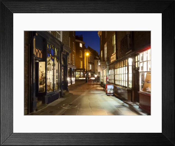 Framed Print : Toward Stonegate from Minster Gate, City of York, Yorkshire, England, United Kingdom, Europe Framed Print : Toward Stonegate from Minster Gate, City of York, Yorkshire, England, United Kingdom, Europe