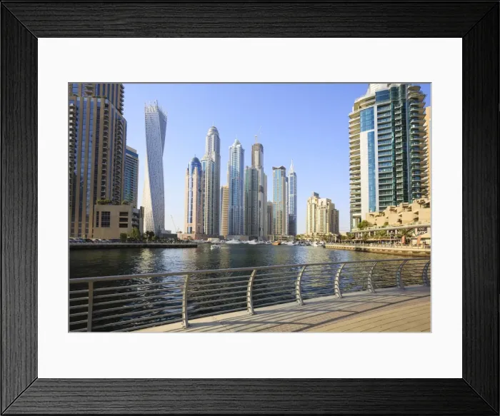 Framed Print : Dubai Marina, Dubai, United Arab Emirates, Middle East Framed Print : Dubai Marina, Dubai, United Arab Emirates, Middle East