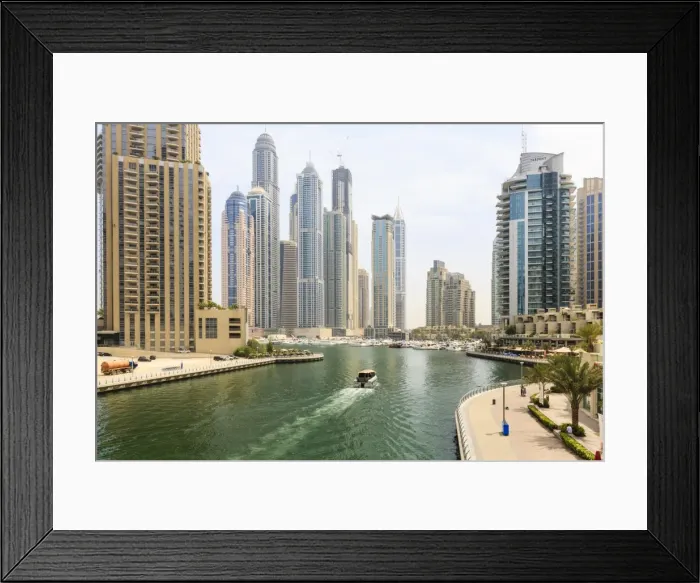 Framed Print : Dubai Marina, Dubai, United Arab Emirates, Middle East Framed Print : Dubai Marina, Dubai, United Arab Emirates, Middle East