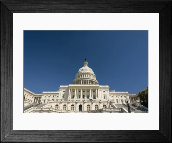 Framed Print : The Capitol Building, Capitol Hill, Washington, D. C. United States of America, North America Framed Print : The Capitol Building, Capitol Hill, Washington, D. C. United States of America, North America