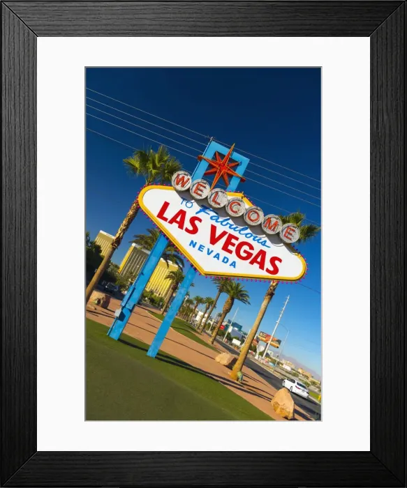 Framed Print : Welcome To Fabulous Las Vegas sign, Las Vegas, Nevada, United States of America, North America Framed Print : Welcome To Fabulous Las Vegas sign, Las Vegas, Nevada, United States of America, North America