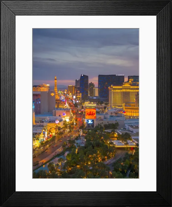 Framed Print : The Strip, Las Vegas, Nevada, United States of America, North America Framed Print : The Strip, Las Vegas, Nevada, United States of America, North America