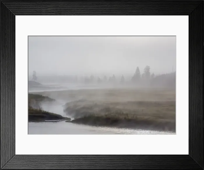 Framed Print : Early morning fog along the Madison River in Yellowstone National Park, UNESCO World Heritage Site, Wyoming, United States of America, North America Framed Print : Early morning fog along the Madison River in Yellowstone National Park, UNESCO World Heritage Site, Wyoming, United States of America, North America