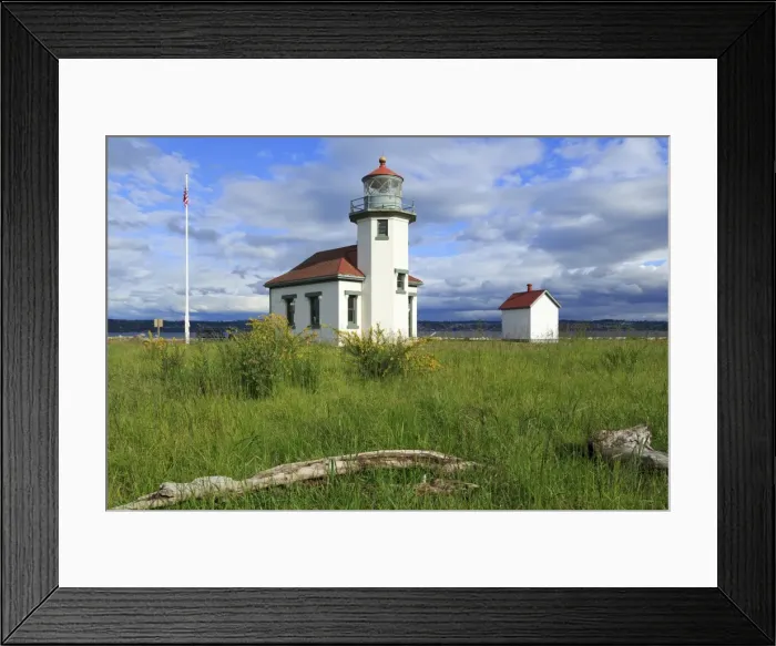Framed Print : Point Wilson Lighthouse, Vashon Island, Tacoma, Washington State, United States of America, North America Framed Print : Point Wilson Lighthouse, Vashon Island, Tacoma, Washington State, United States of America, North America