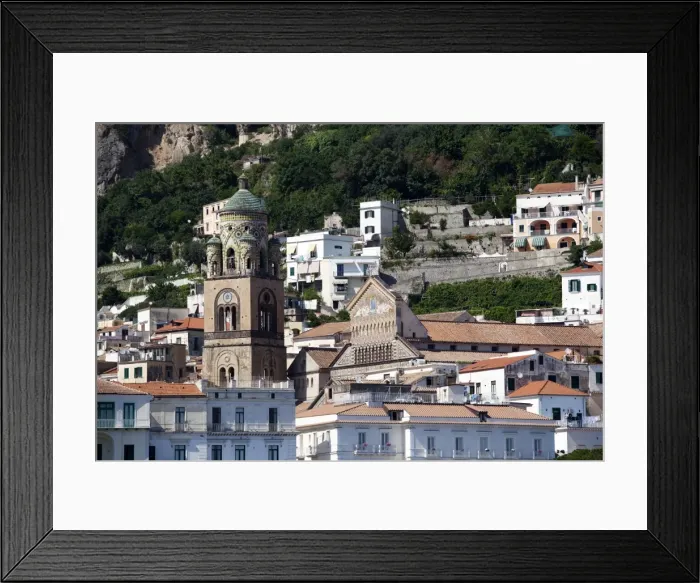 Framed Print : View of Amalfi with the Cathedral of Saint Andrew, Costiera Amalfitana, UNESCO World Heritage Site, Campania, Italy, Europe Framed Print : View of Amalfi with the Cathedral of Saint Andrew, Costiera Amalfitana, UNESCO World Heritage Site, Campania, Italy, Europe