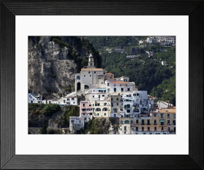 Framed Print : View of Amalfi from the sea, Costiera Amalfitana, UNESCO World Heritage Site, Campania, Italy, Europe Framed Print : View of Amalfi from the sea, Costiera Amalfitana, UNESCO World Heritage Site, Campania, Italy, Europe