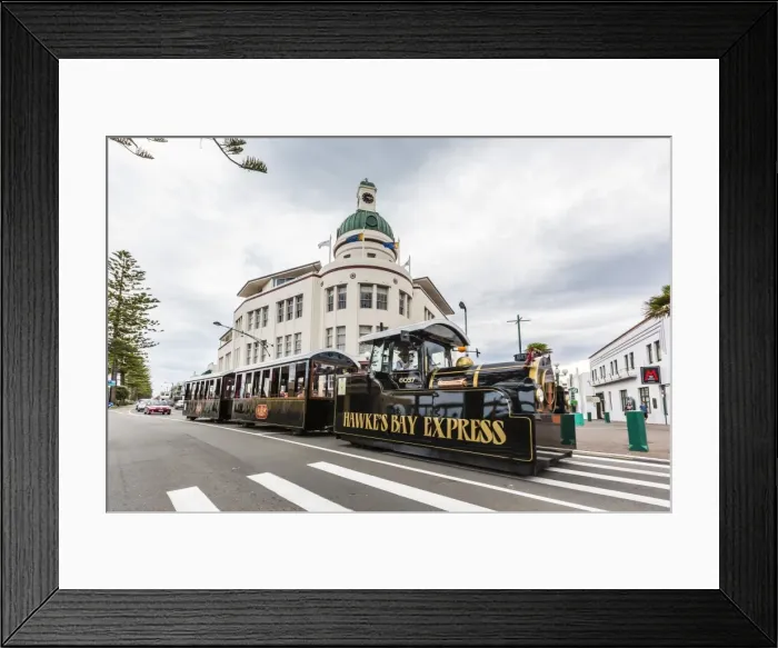 Framed Print : The Hawkes Bay Express in Napier, North Island, New Zealand, Pacific Framed Print : The Hawkes Bay Express in Napier, North Island, New Zealand, Pacific