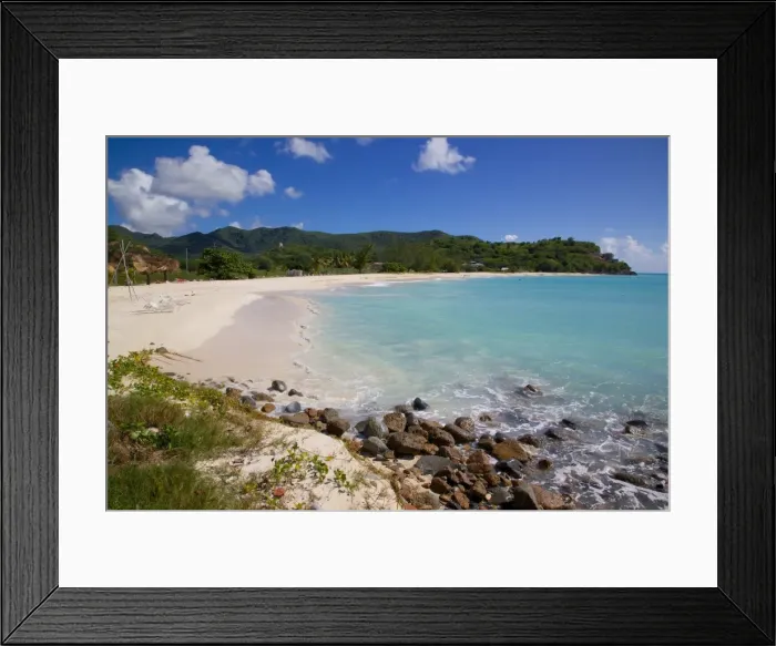 Framed Print : Ffryes Beach, St. Mary, Antigua, Leeward Islands, West Indies, Caribbean, Central America Framed Print : Ffryes Beach, St. Mary, Antigua, Leeward Islands, West Indies, Caribbean, Central America