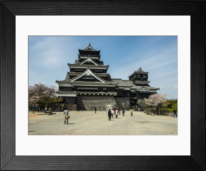 Framed Print : Kumamoto Japanese Castle, Kumamoto, Kyushu, Japan, Asia Framed Print : Kumamoto Japanese Castle, Kumamoto, Kyushu, Japan, Asia