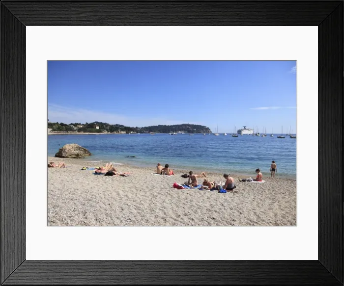 Framed Print : Beach, Villefranche sur Mer, Cote d Azur, French Riviera, Alpes Maritimes, Provence, France, Mediterranean, Europe Framed Print : Beach, Villefranche sur Mer, Cote d Azur, French Riviera, Alpes Maritimes, Provence, France, Mediterranean, Europe