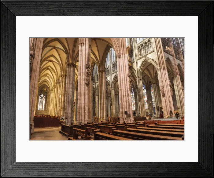 Framed Print : Central Nave, Cologne Cathedral, UNESCO World Heritage Site, Cologne, North Rhine Westphalia, Germany, Europe Framed Print : Central Nave, Cologne Cathedral, UNESCO World Heritage Site, Cologne, North Rhine Westphalia, Germany, Europe