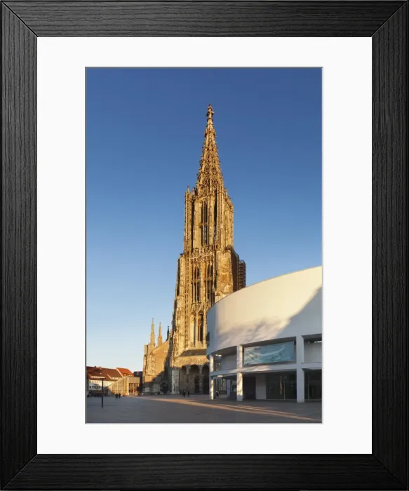 Framed Print : Ulm Minster (Muenster) and Stadthaus Gallery, Ulm, Baden Wurttemberg, Germany, Europe Framed Print : Ulm Minster (Muenster) and Stadthaus Gallery, Ulm, Baden Wurttemberg, Germany, Europe