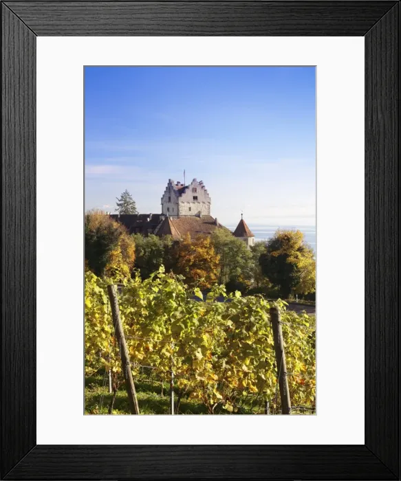 Framed Print : Old Castle in autumn, Meersburg, Lake Constance (Bodensee), Baden Wurttemberg, Germany, Europe Framed Print : Old Castle in autumn, Meersburg, Lake Constance (Bodensee), Baden Wurttemberg, Germany, Europe