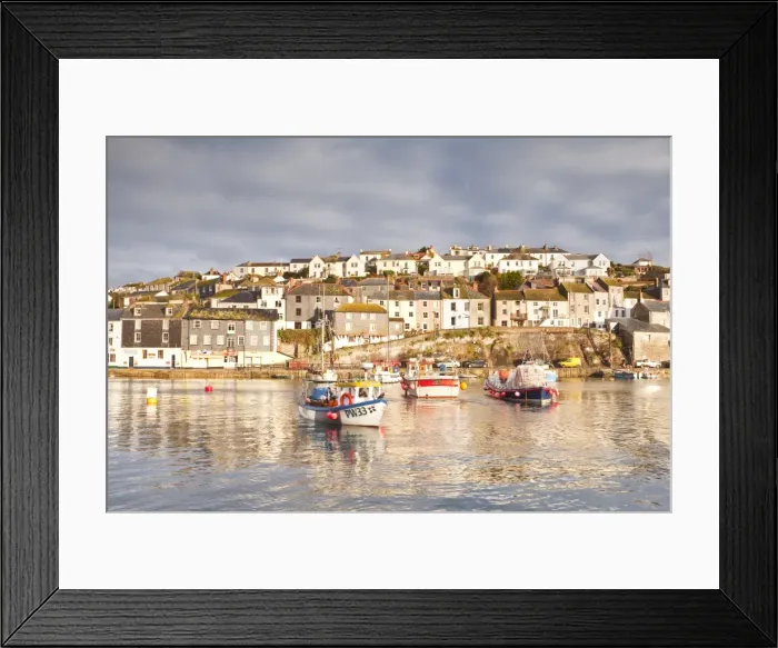 Framed Print : The small fishing village of Mevagissey in Cornwall, England, United Kingdom, Europe Framed Print : The small fishing village of Mevagissey in Cornwall, England, United Kingdom, Europe