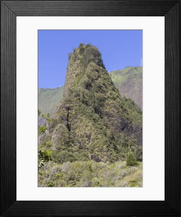 Framed Print : Iao Needle, also known as the Phallic stone of Kanaloa, Maui, Hawaii, United States of America, Pacific Framed Print : Iao Needle, also known as the Phallic stone of Kanaloa, Maui, Hawaii, United States of America, Pacific