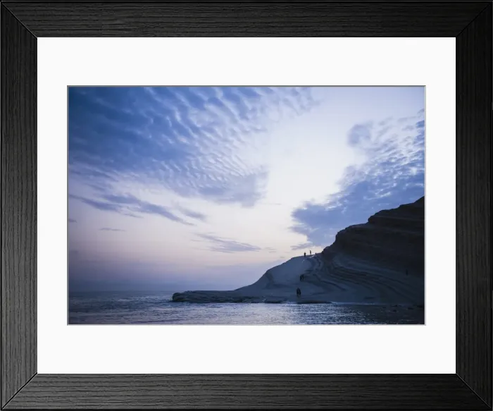 Framed Print : Scala dei Turchi, clouds reflecting the shape of The Turkish Staircase at sunset, Realmonte, Agrigento, Sicily, Italy, Mediterranean, Europe Framed Print : Scala dei Turchi, clouds reflecting the shape of The Turkish Staircase at sunset, Realmonte, Agrigento, Sicily, Italy, Mediterranean, Europe