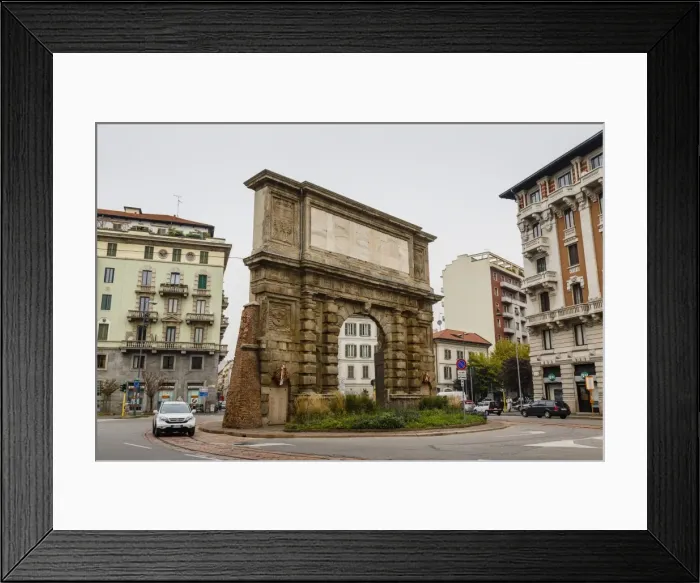 Framed Print : The Roman gate, Porta Romana, Milan, Lombardy, Italy, Europe Framed Print : The Roman gate, Porta Romana, Milan, Lombardy, Italy, Europe