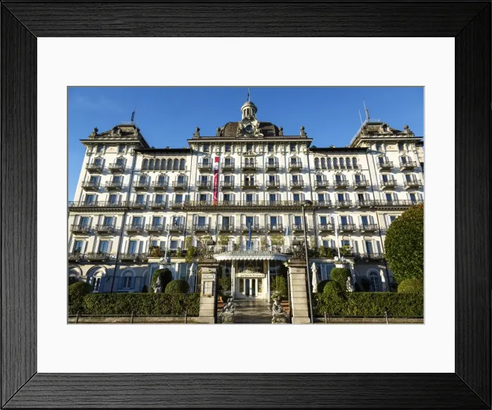 Framed Print : Grand Hotel des Iles Borromees, Stresa, Lake Maggiore, Piedmont, Italy, Europe Framed Print : Grand Hotel des Iles Borromees, Stresa, Lake Maggiore, Piedmont, Italy, Europe