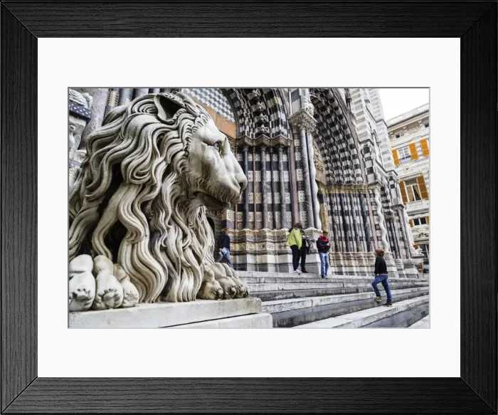 Framed Print : San Lorenzo Cathedral, Genoa, Liguria, Italy, Europe Framed Print : San Lorenzo Cathedral, Genoa, Liguria, Italy, Europe