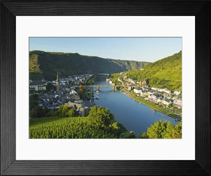 Framed Print : View of Cochem and Moselle River (Mosel), Rhineland-Palatinate, Germany, Europe Framed Print : View of Cochem and Moselle River (Mosel), Rhineland-Palatinate, Germany, Europe