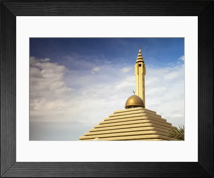 Framed Print : Pyramid Mosque, Salmiya, Kuwait City, Kuwait, Middle East Framed Print : Pyramid Mosque, Salmiya, Kuwait City, Kuwait, Middle East
