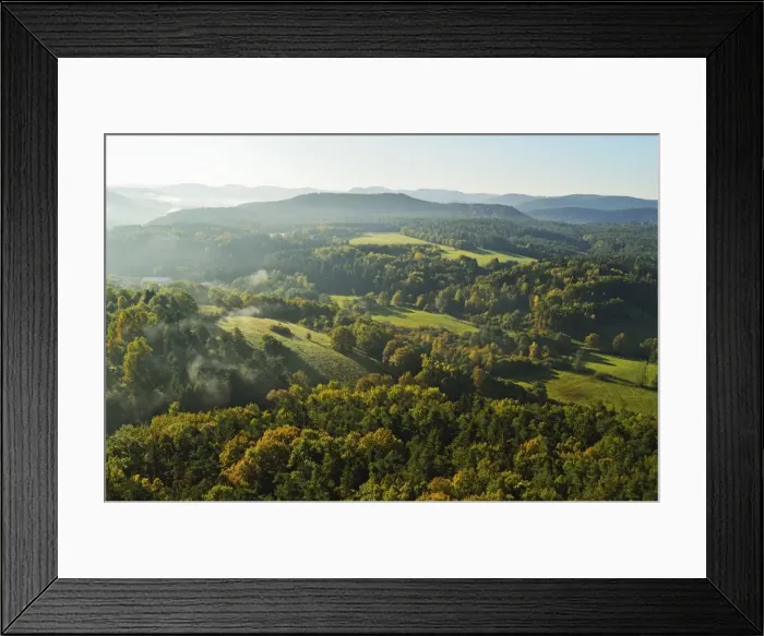 Framed Print : View from Hochstein near Dahn of Palatinate Forest, Rhineland-Palatinate, Germany, Europe Framed Print : View from Hochstein near Dahn of Palatinate Forest, Rhineland-Palatinate, Germany, Europe