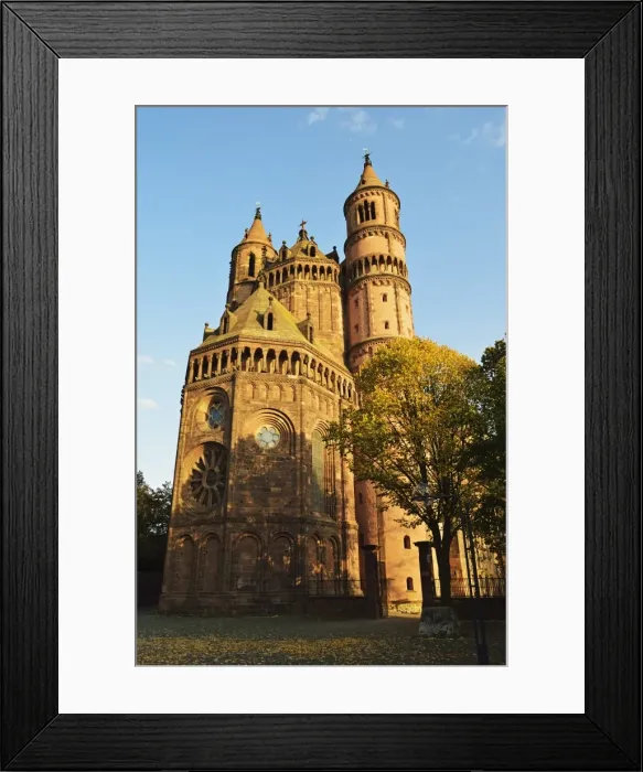 Framed Print : Cathedral in Worms, Rhineland-Palatinate, Germany, Europe Framed Print : Cathedral in Worms, Rhineland-Palatinate, Germany, Europe