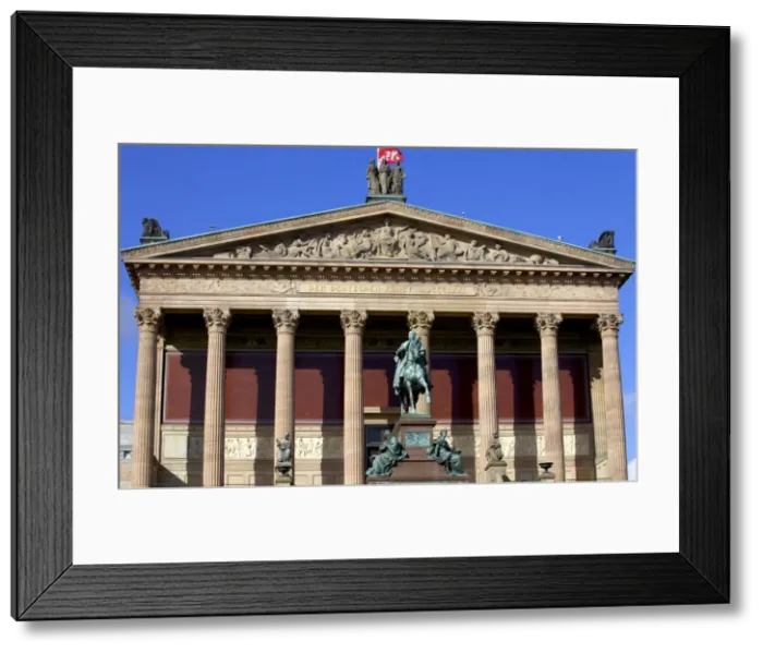 Framed Print : Statue of Friedrich Wilhelm IV on a horse outside The Old National Gallery (Alte Nationalgalerie), Berlin, Germany, Europe Framed Print : Statue of Friedrich Wilhelm IV on a horse outside The Old National Gallery (Alte Nationalgalerie), Berlin, Germany, Europe