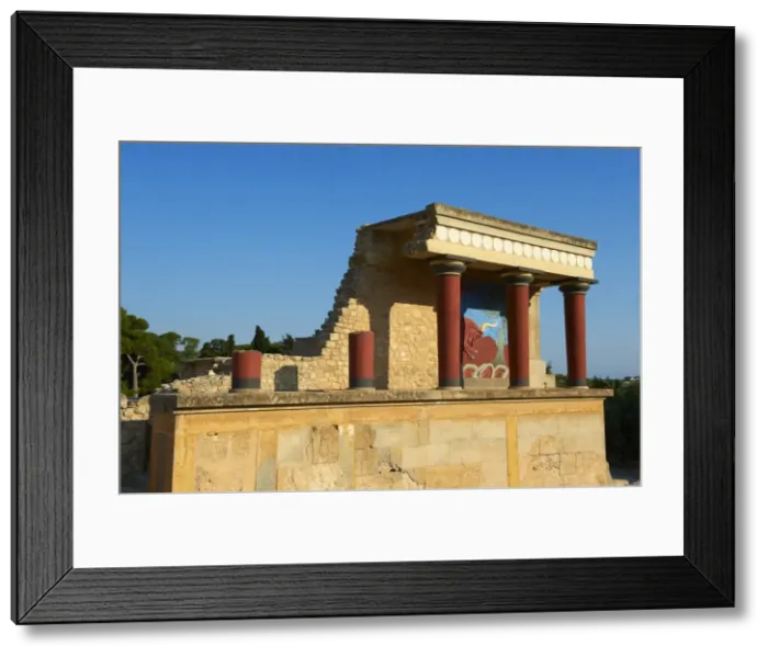 Framed Print : King Minos Palace, Minoan archaeological site of Knossos, Crete, Greek Islands, Greece, Europe Framed Print : King Minos Palace, Minoan archaeological site of Knossos, Crete, Greek Islands, Greece, Europe