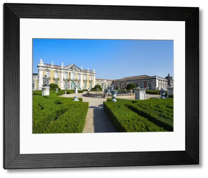 Framed Print : Gardens, Royal Summer Palace of Queluz, Lisbon, Portugal, Europe Framed Print : Gardens, Royal Summer Palace of Queluz, Lisbon, Portugal, Europe