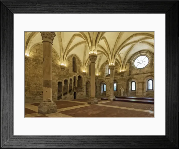 Framed Print : Refectory, Santa Maria Monastery, UNESCO World Heritage Site, Alcobaca, Estremadura, Portugal, Europe Framed Print : Refectory, Santa Maria Monastery, UNESCO World Heritage Site, Alcobaca, Estremadura, Portugal, Europe