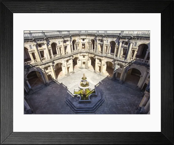 Framed Print : Great Cloister, Convent of the Order of Christ, UNESCO World Heritage Site, Tomar, Ribatejo, Portugal, Europe Framed Print : Great Cloister, Convent of the Order of Christ, UNESCO World Heritage Site, Tomar, Ribatejo, Portugal, Europe