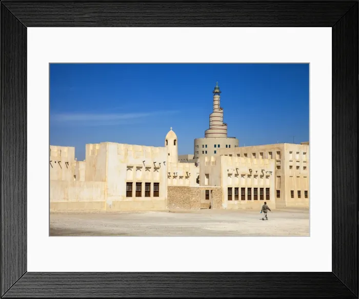Framed Print : Mosque and Fanar Qatar Islamic Cultural Center, Doha, Qatar, Middle East Framed Print : Mosque and Fanar Qatar Islamic Cultural Center, Doha, Qatar, Middle East