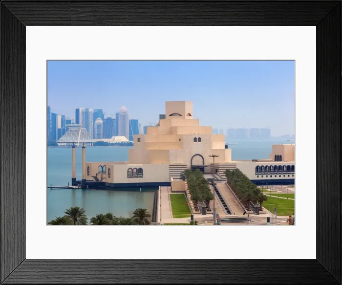 Framed Print : Museum of Islamic Art at dawn, Doha, Qatar, Middle East Framed Print : Museum of Islamic Art at dawn, Doha, Qatar, Middle East