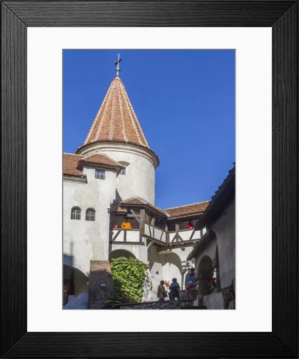 Framed Print : Bran castle, Tansylvania, Romania, Europe Framed Print : Bran castle, Tansylvania, Romania, Europe