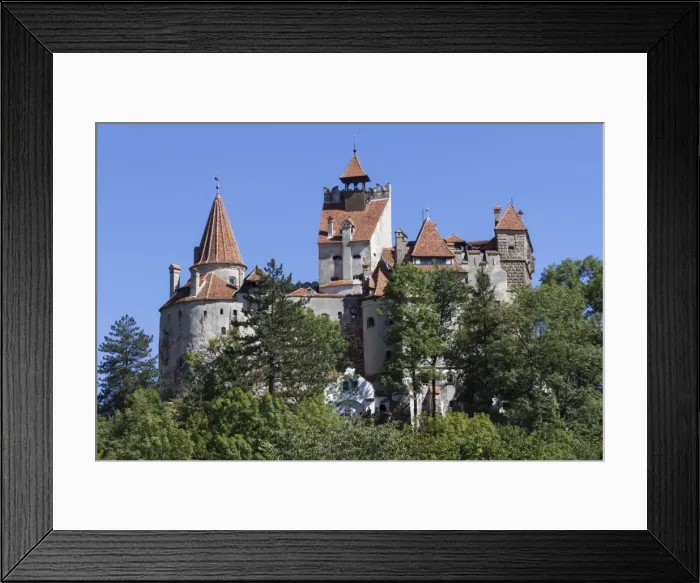 Framed Print : Bran castle, Transylvania, Romania, Europe