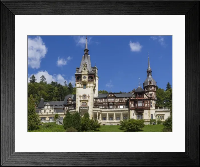 Framed Print : Peles castle, Sinaia, Wallachia, Romania, Europe Framed Print : Peles castle, Sinaia, Wallachia, Romania, Europe