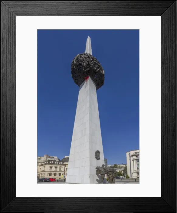 Framed Print : Monument to 1989 revolution, Bucharest, Romania, Europe Framed Print : Monument to 1989 revolution, Bucharest, Romania, Europe