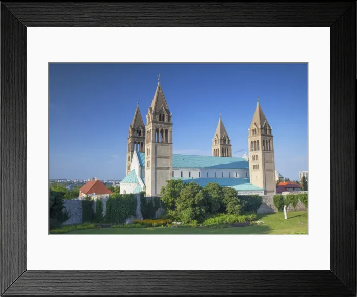 Framed Print : Basilica of St. Peter, Pecs, Southern Transdanubia, Hungary, Europe Framed Print : Basilica of St. Peter, Pecs, Southern Transdanubia, Hungary, Europe