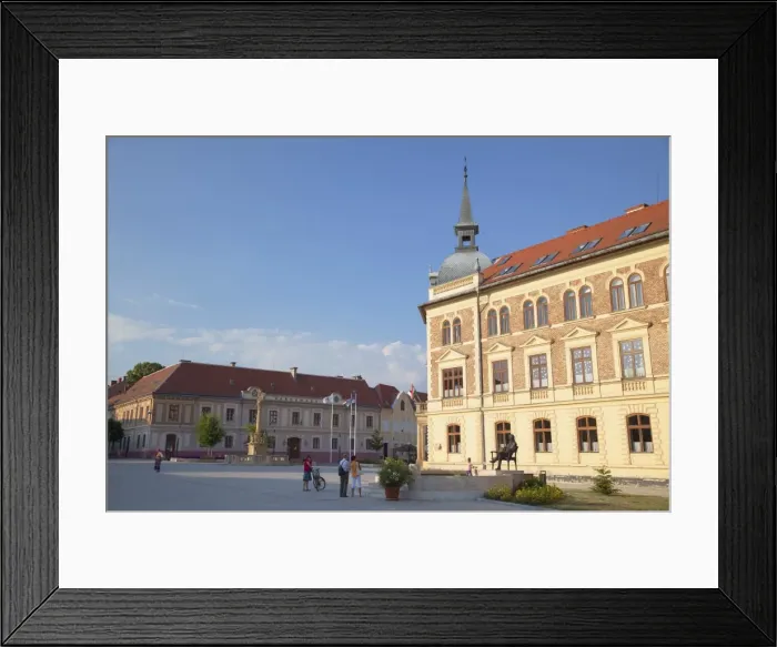 Framed Print : Main Square, Keszthely, Lake Balaton, Hungary, Europe Framed Print : Main Square, Keszthely, Lake Balaton, Hungary, Europe
