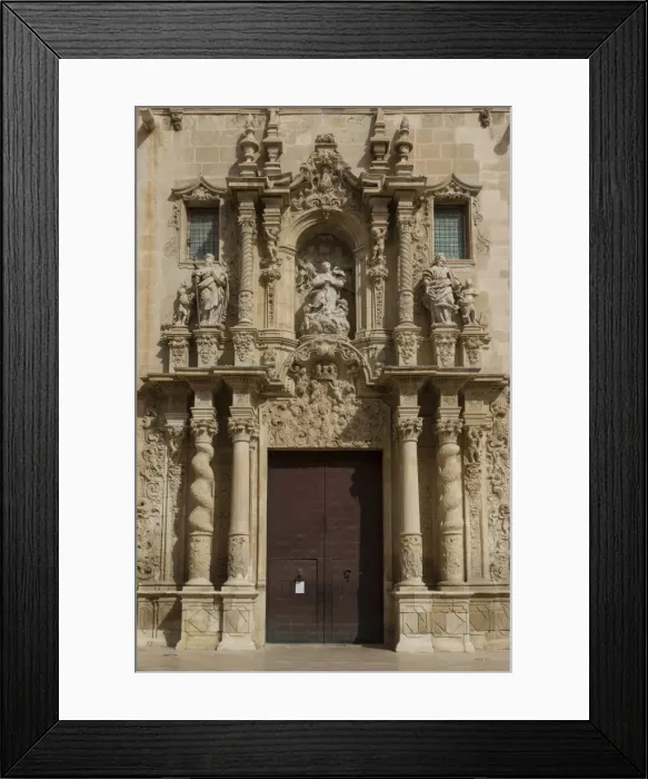 Framed Print : Basilica of Santa Maria, Alicante, Spain, Europe