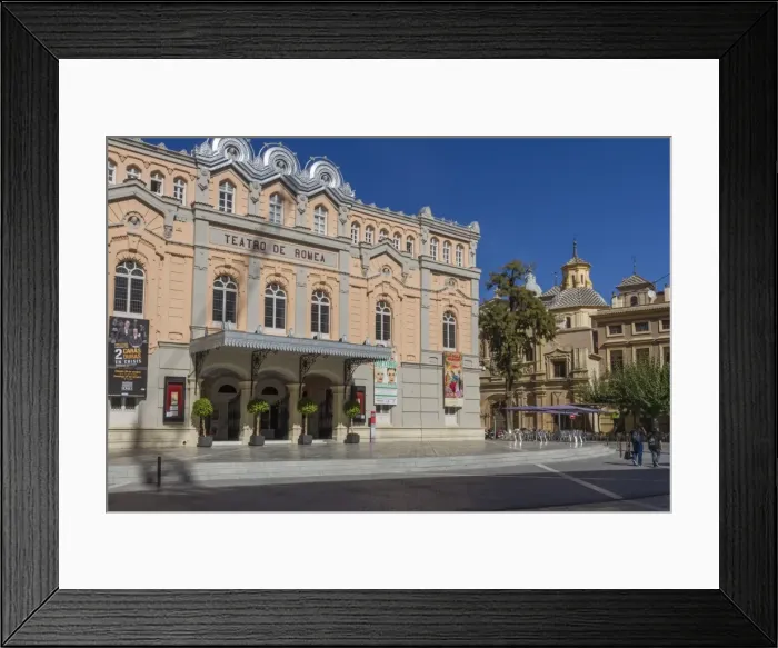 Framed Print : Teatro de Romea, Murcia, Spain, Europe Framed Print : Teatro de Romea, Murcia, Spain, Europe