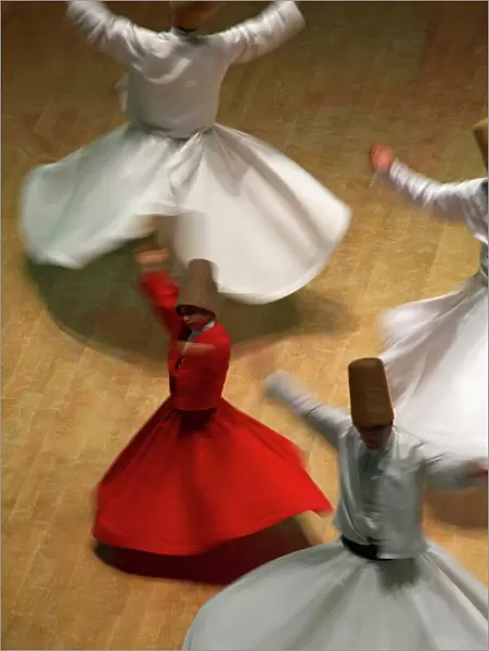 Whirling Dervishes at the Dervishes Festival, Konya, Central Anatolia, Turkey, Asia Minor, Eurasia