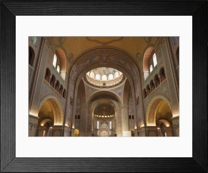Framed Print : Interior of Votive Church, Szeged, Southern Plain, Hungary, Europe Framed Print : Interior of Votive Church, Szeged, Southern Plain, Hungary, Europe