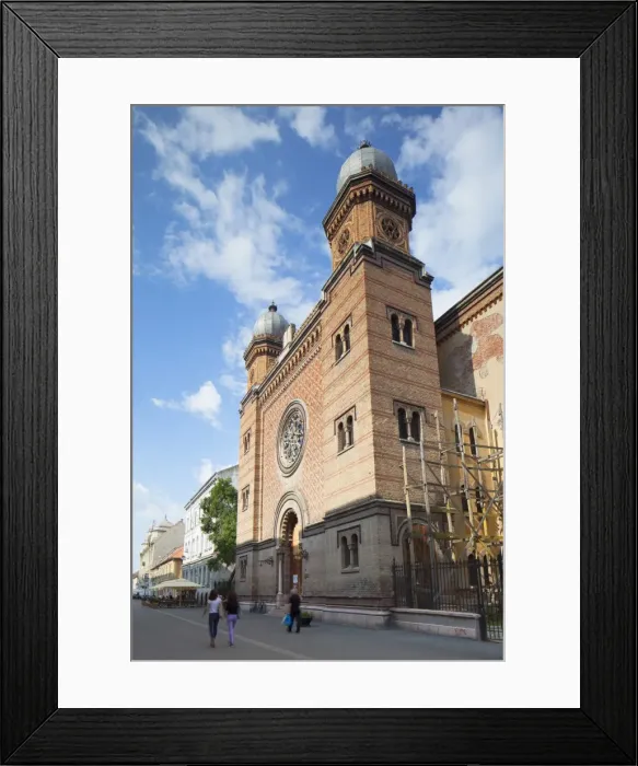 Framed Print : The Fortress Synagogue, Timisoara, Banat, Romania, Europe Framed Print : The Fortress Synagogue, Timisoara, Banat, Romania, Europe