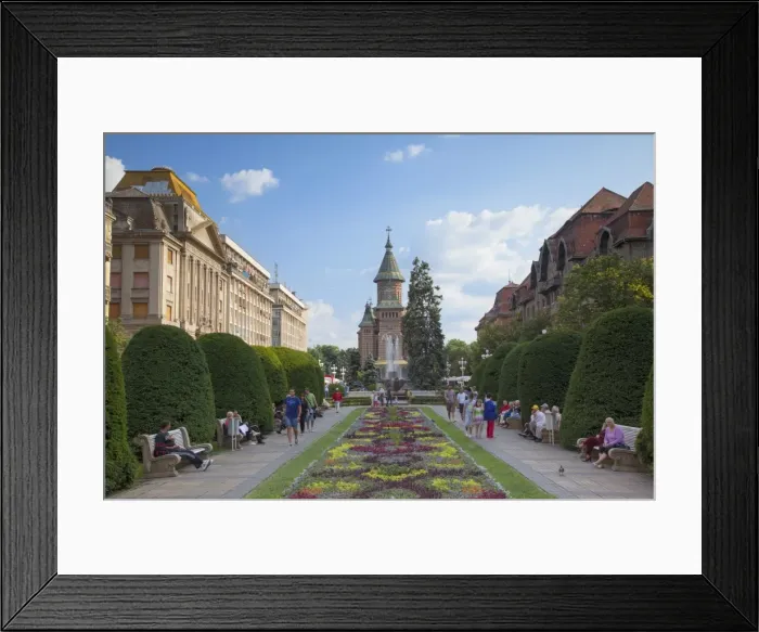 Framed Print : Metropolitan Cathedral in Piata Victoriei, Timisoara, Banat, Romania, Europe Framed Print : Metropolitan Cathedral in Piata Victoriei, Timisoara, Banat, Romania, Europe