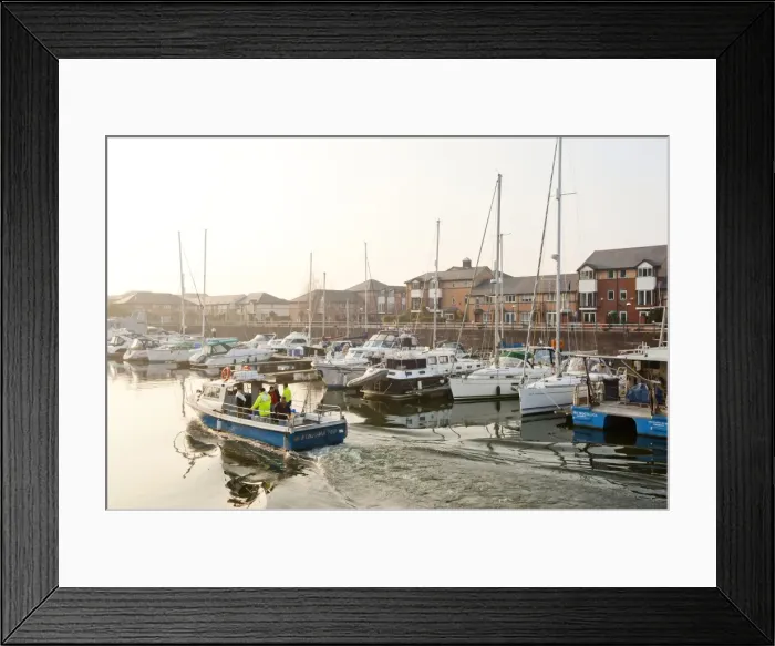 Framed Print : A view of the Marina at Penarth, Glamorgan, Wales, United Kingdom, Europe Framed Print : A view of the Marina at Penarth, Glamorgan, Wales, United Kingdom, Europe