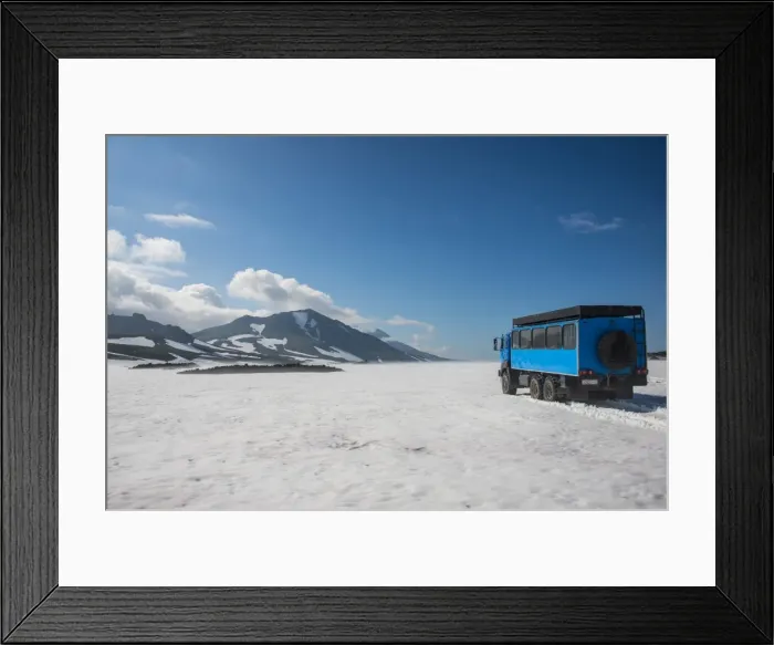 Framed Print : Russian truck crossing a snowfield, Mutnovsky volcano, Kamchatka, Russia, Eurasia Framed Print : Russian truck crossing a snowfield, Mutnovsky volcano, Kamchatka, Russia, Eurasia